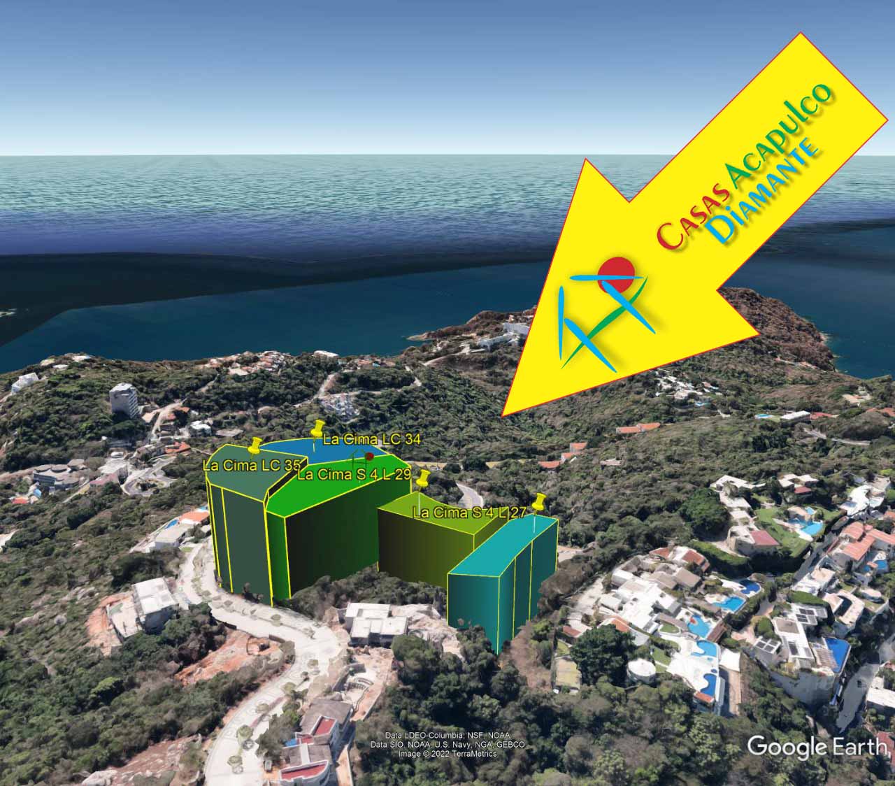 Terreno La Cima S4 27 y 29 LC 33, 34 y 35 - Vista aérea 3